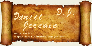 Daniel Jeremić vizit kartica